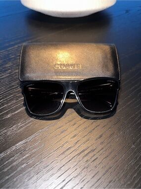 Chanel Black Oversized Square Sunglasses with Case